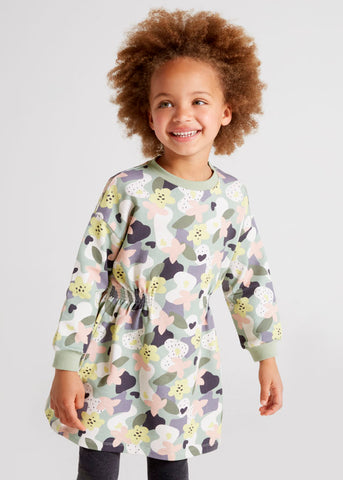 Printed dress for girl ECOFRIENDS 4974-65