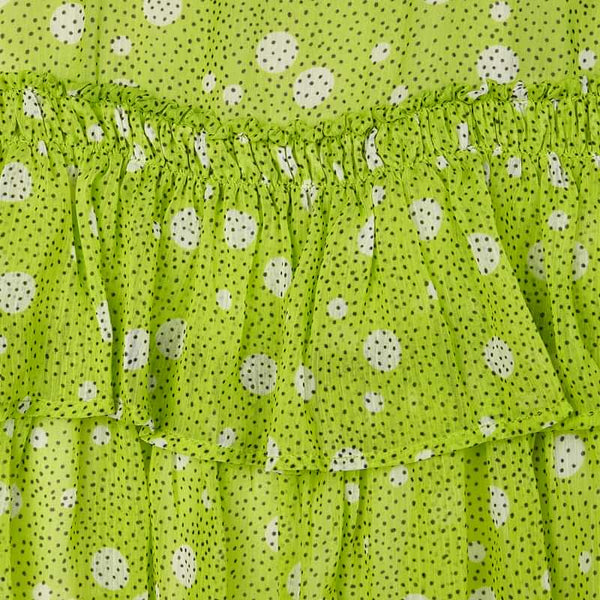 Chiffon polka dot ruffle dress for girl Art. 21-03924-035