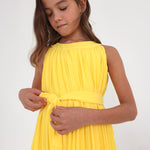 Girl's Bow Belt Pleated Dress Art. 23-06915-027