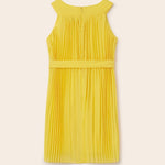 Girl's Bow Belt Pleated Dress Art. 23-06915-027