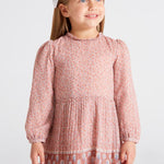 Girl's pleated dress Art. 12-04961-075