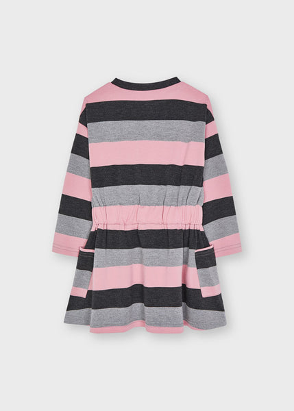 Girl's striped dress Art. 11-04939-044