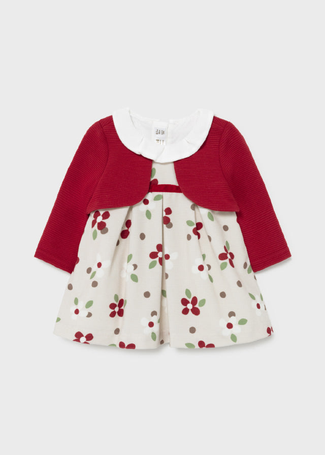 Cardigan newborn girl dress Art. 11-02820-084