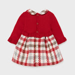 Newborn girl combined tricot dress Art. 11-02816-048