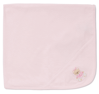 Little Me - Pink Bear Blanket 704026