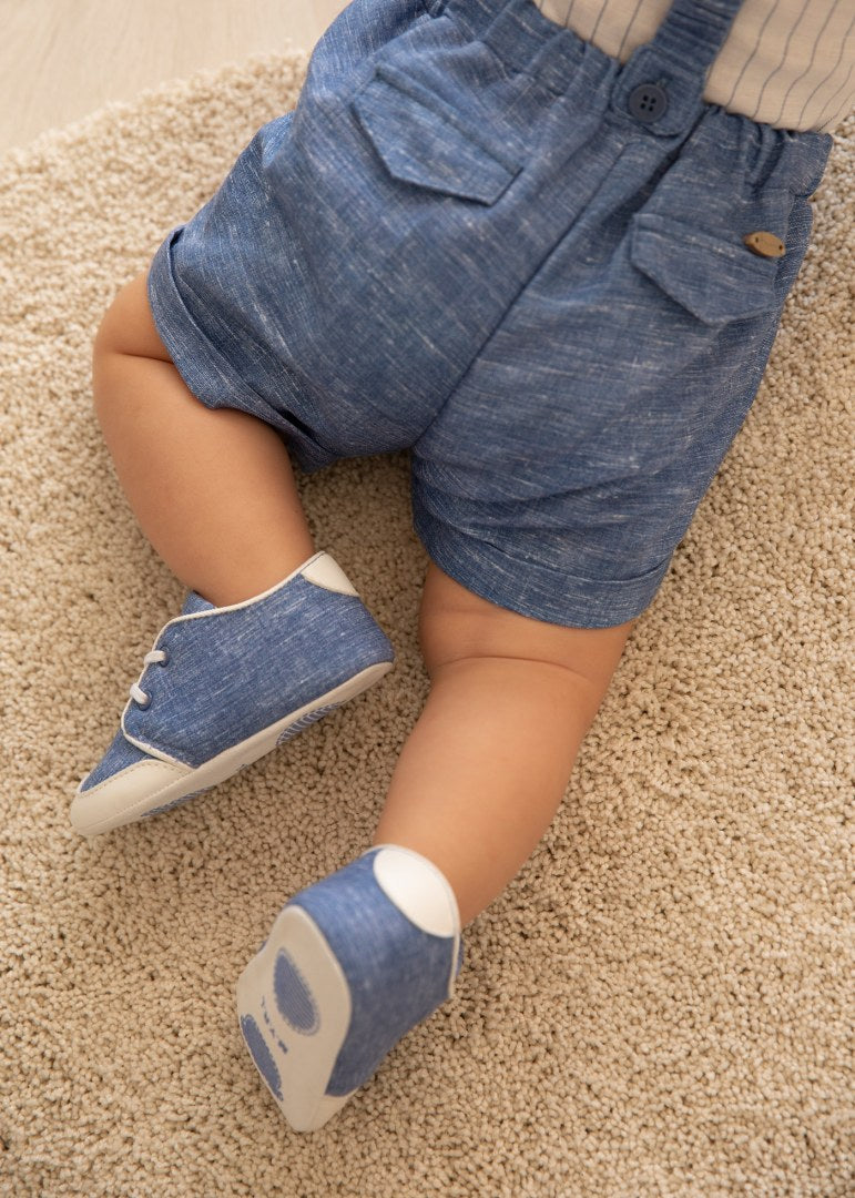 Lace-up shoe for newborn Art. 23-09622-091