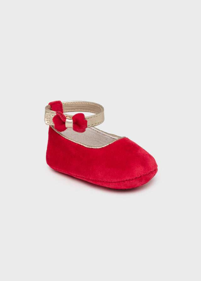 Newborn girl velvet shoe Art. 11-09457-060