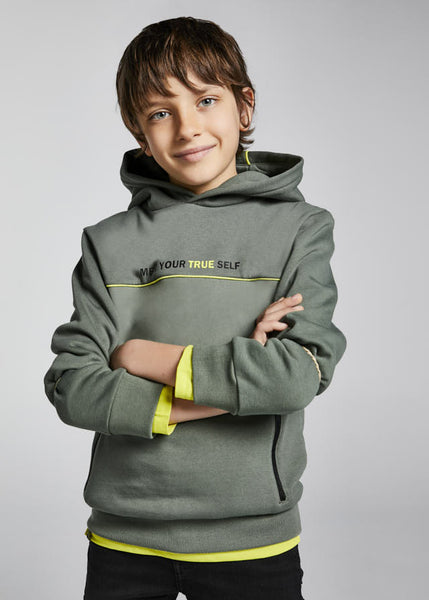 Zip pocket hoodie for teen boy Art. 11-07402-058 / Soft fleece trousers for teen boy Art. 11-07546-058
